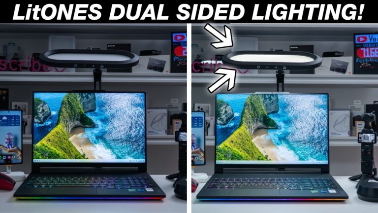 Video thumbnail — This Light FIGHTS Eye Strain! LitONES H01 Home Office Desk Light