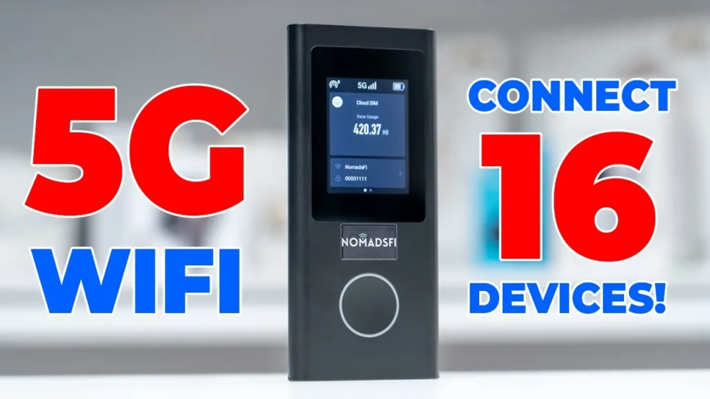 Video thumbnail — FAST, Global WiFi on the Go! 🌍📶 NomadsFi PocketFi 5G Wi-Fi Hotspot