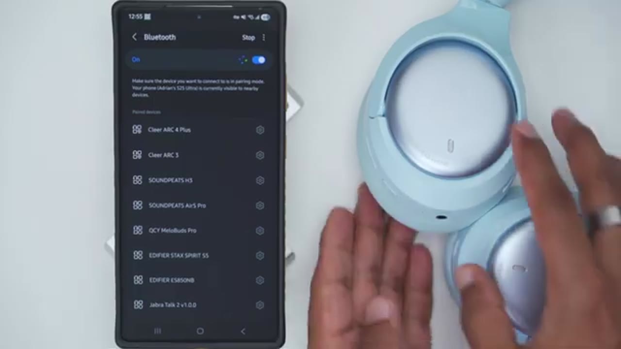 Screenshot — Bluetooth Pairing