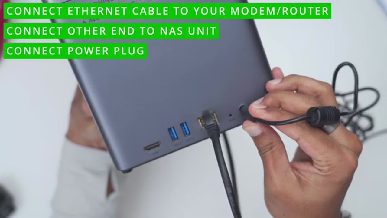 Screenshot — First Time Setup