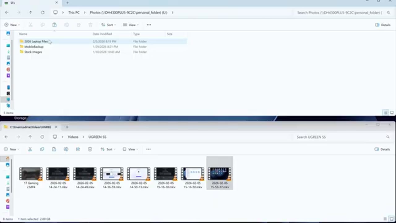 Screenshot — Transfer Speeds