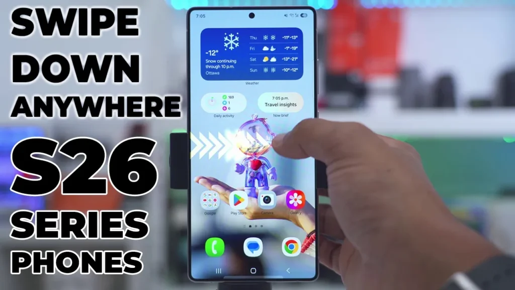 Video thumbnail — How To Change New One UI Pull Down Swipe Down Panel - S26 Ultra , S26+ & S26