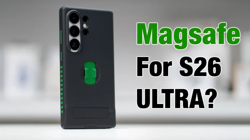 Video thumbnail — MagBak Elite Case for S26 Ultra – The Case Samsung Should’ve Made!