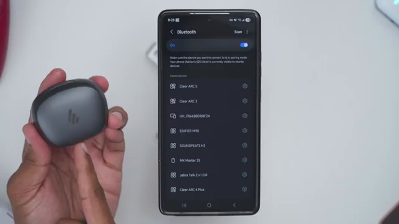 Screenshot — Bluetooth Settings