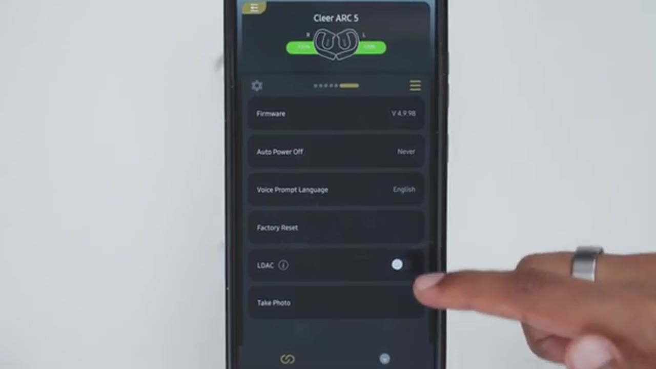 Screenshot — Touch Controls