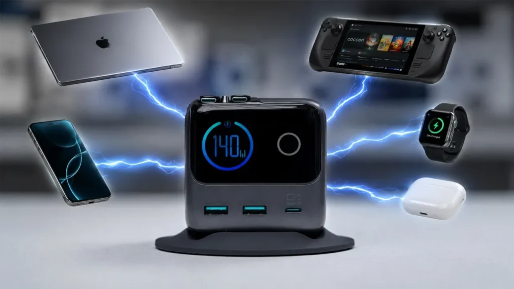 Video thumbnail — Can This Charger Replace All Your Chargers? JOYROOM PODIX 140W GaN Charger!