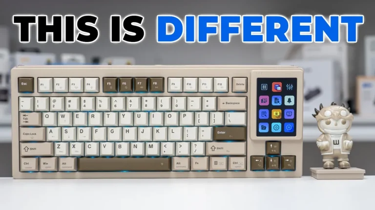 Video thumbnail — The Womier DUO 87 Keyboard SOLVES a Real Problem!