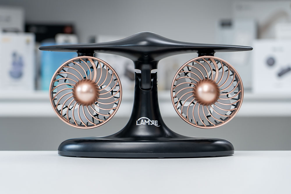 LAMJIE J-2 Desk Fan - Front View