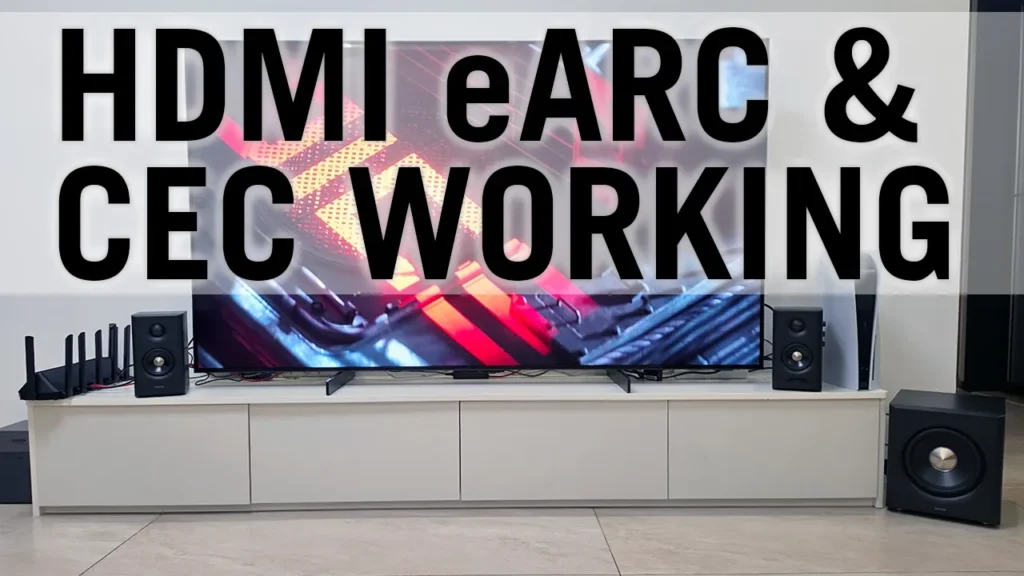 Video thumbnail — Edifier S355DB Speaker With Working HDMI eARC & CEC on Smart TV