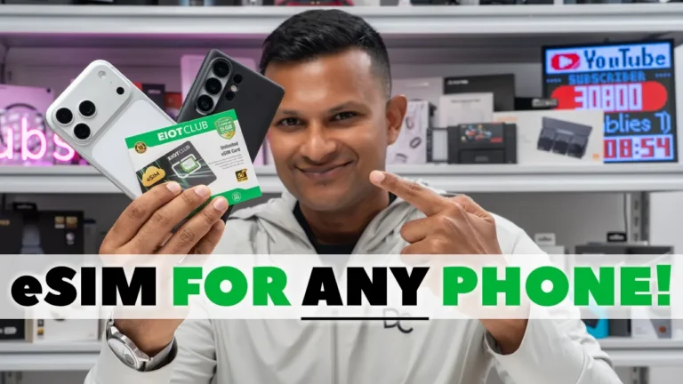 Video thumbnail — Get 9 eSIM Profiles On ANY PHONE (Even Old Phones) With Eiotclub's eSIM 3.0 Card!