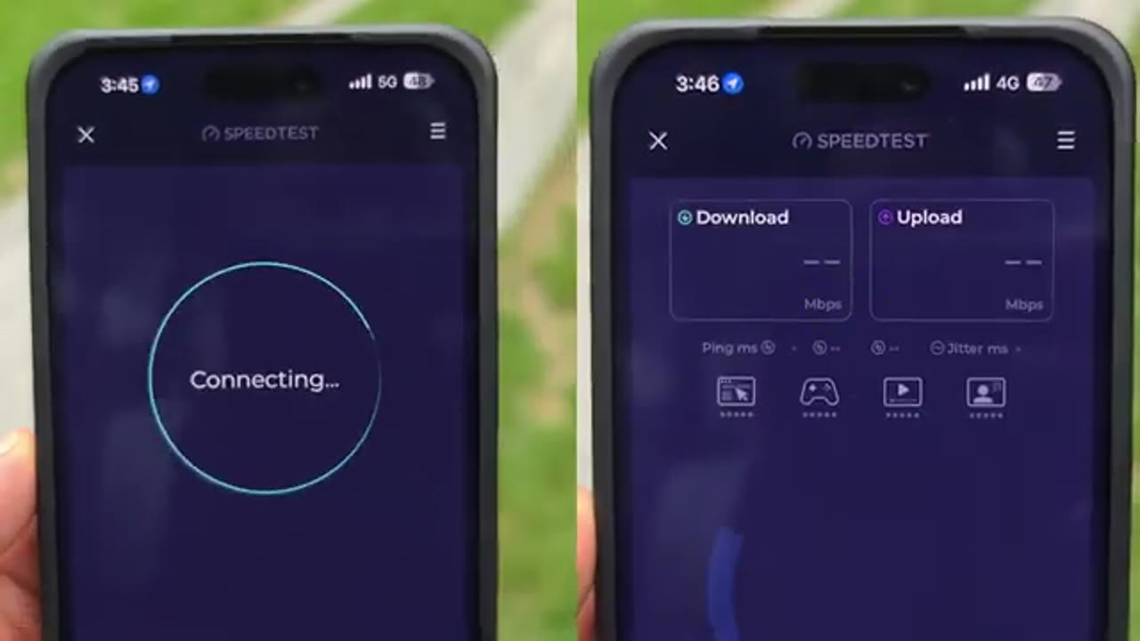 Screenshot — Speed Test