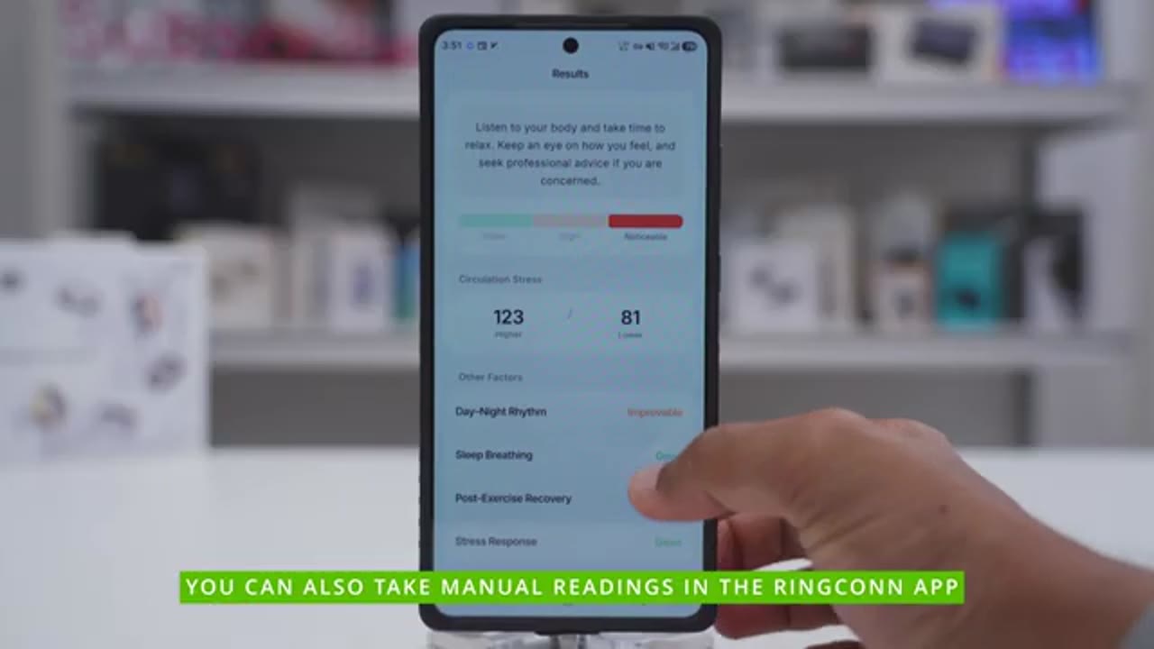 Screenshot — RingConn App Experience