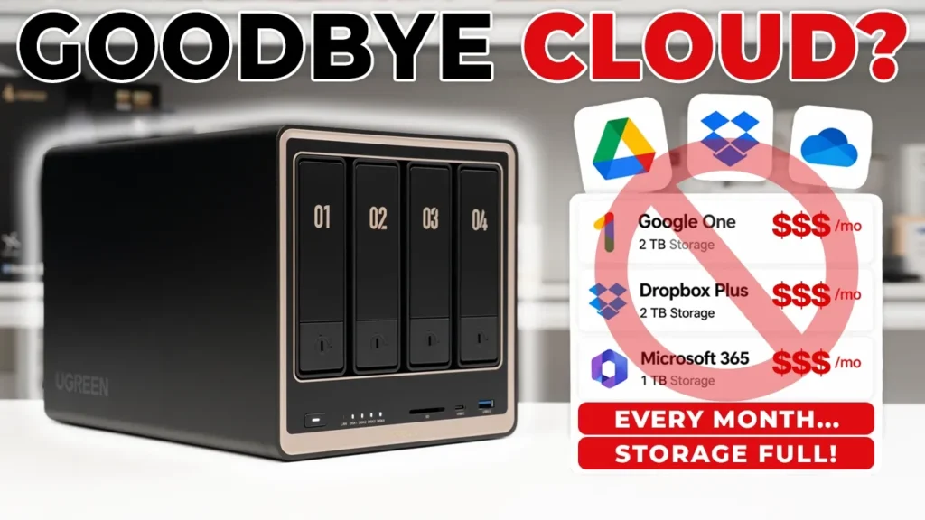 Video thumbnail — UGREEN NAS DXP4800 GT Review: MAX Storage, ZERO Subscriptions!