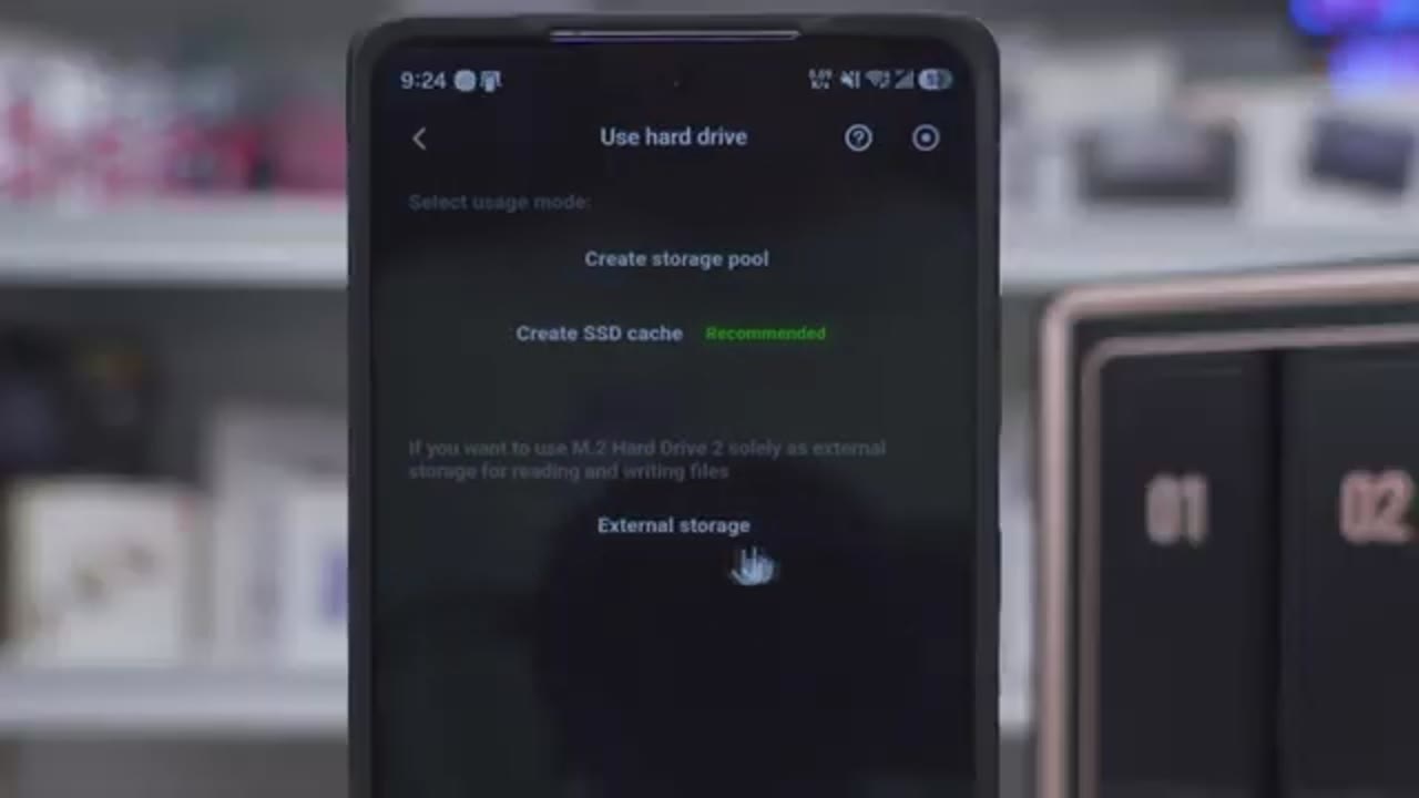 Screenshot — Initial NAS Setup