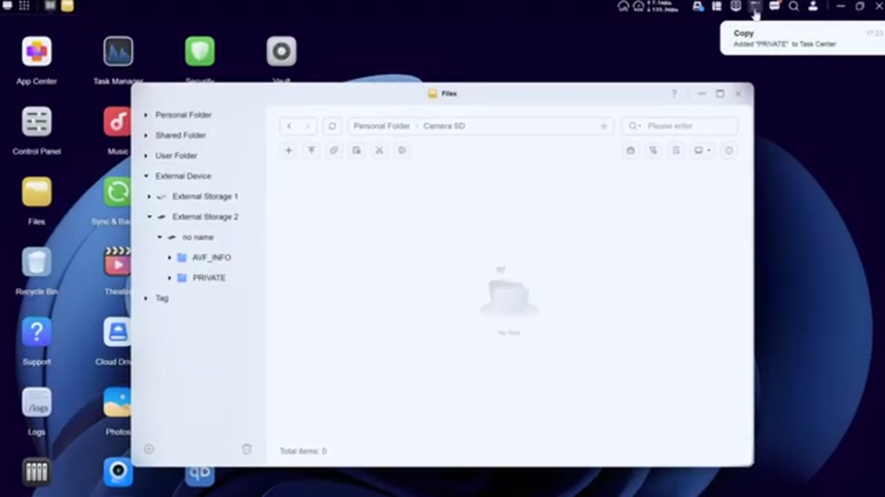 Screenshot — HDMI & TV Streaming