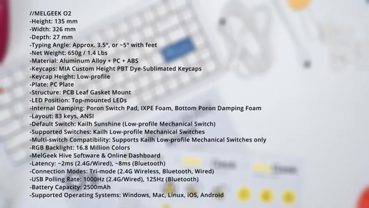 Screenshot — Specs