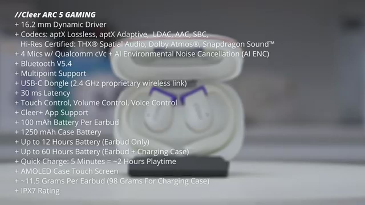 Screenshot — Specs