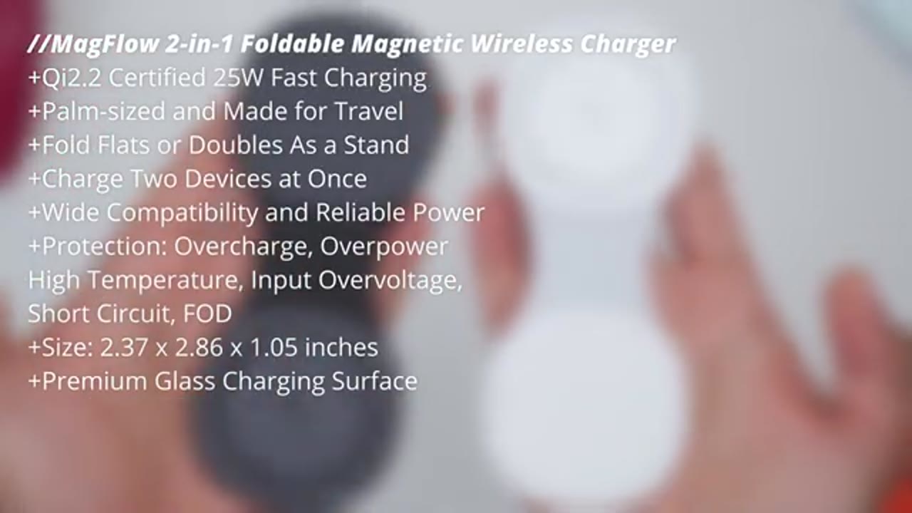 Screenshot — MagFlow 2-in-1 Foldable Magnetic Wireless Charger Performance